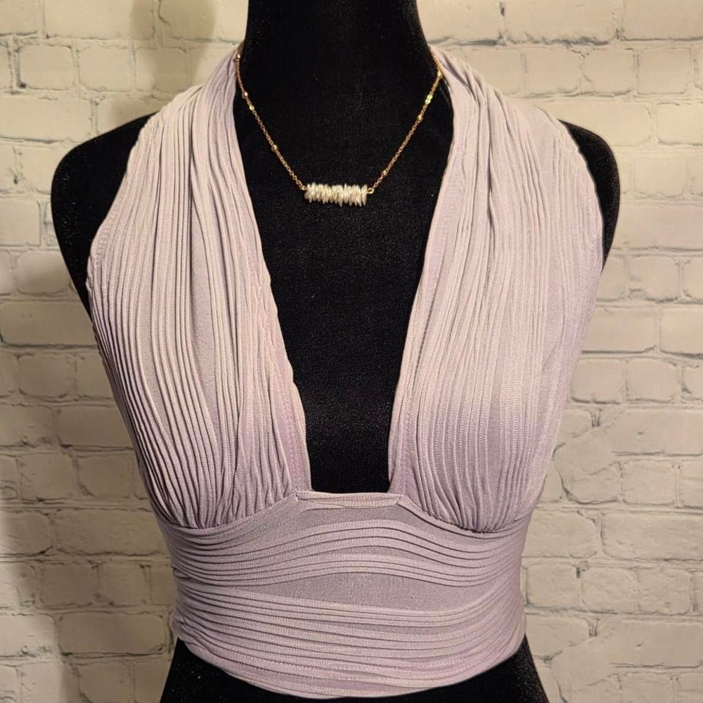 Lilac halter top estimated‎ XS - Picture 2 of 6